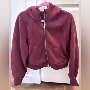 Lululemon Oversized Scuba Full Zip Cassis XS/S